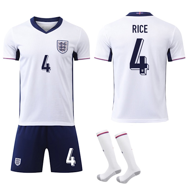 England Euro 2024 barnas fotballdrakt nr. 4 18