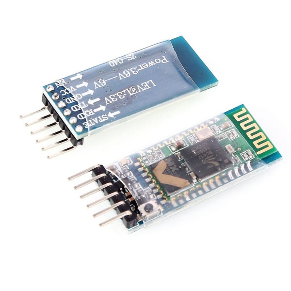HC-05 RS232 Trådløs Seriell 6 Pin RF Transceiver Modul Master Slave med 6 Set Kabel Kompatibel for