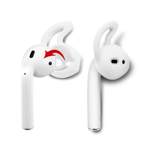 AirPods silikon ørepropper med krok ørekroker øreputer