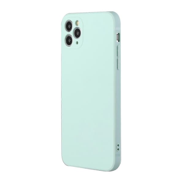 For iPhone 11 Pro Rett Kant Ensfarget TPU Støtsikkert Deksel