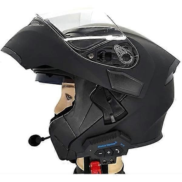 Bluetooth Headset, BT12 Motorcykel Walkie-Talkie Kommunikationssystem, Bluetooth 5.0 Lyd