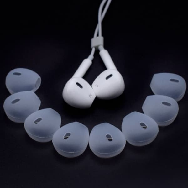 INF Silikon ørepropper for 15-16 mm hodetelefoner 10 par