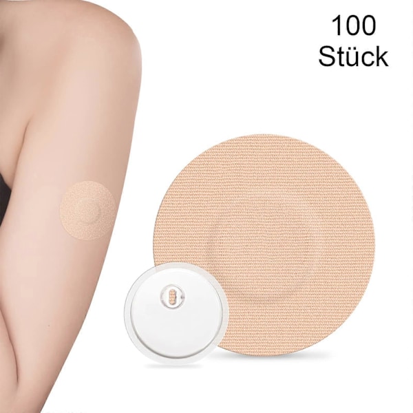 100 stck Freestyle Libre 3 Plåster Vattentät Fixering Sensorer Fixerings Plåster Självhäftande Hudvänlig
