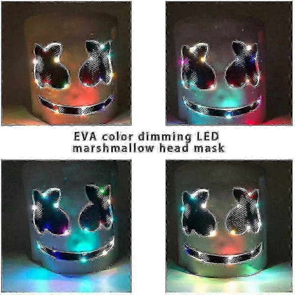 Marshmello Dj Mask Halloween Cosplay Mask E