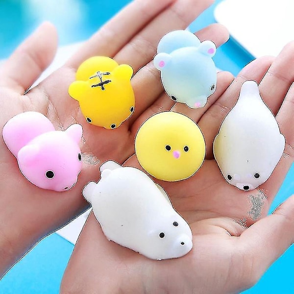 50 kpl Mochi Squishy -leluja, Ystävänpäivälahjat lapsille luokkahuoneeseen