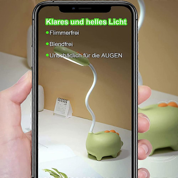 Skrivebordslampe, Børn, Dæmpbar, Dinosaur