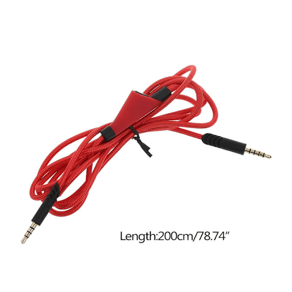 Audiokabel for Astro A10 A40 A30 Hodetelefon 3,5 mm Aux Utbytte Stereoledning