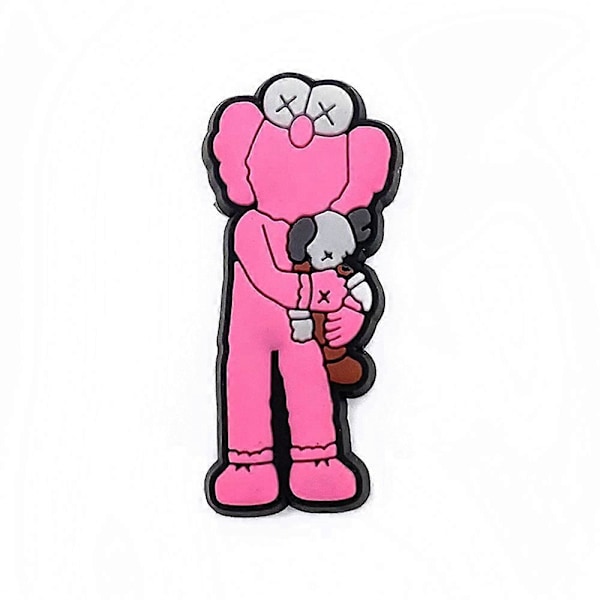 18 st/set KAWS Skodekoration Berlocker för DIY Croc Clog Sandaler Armband Armbandstillbehör Party Favor