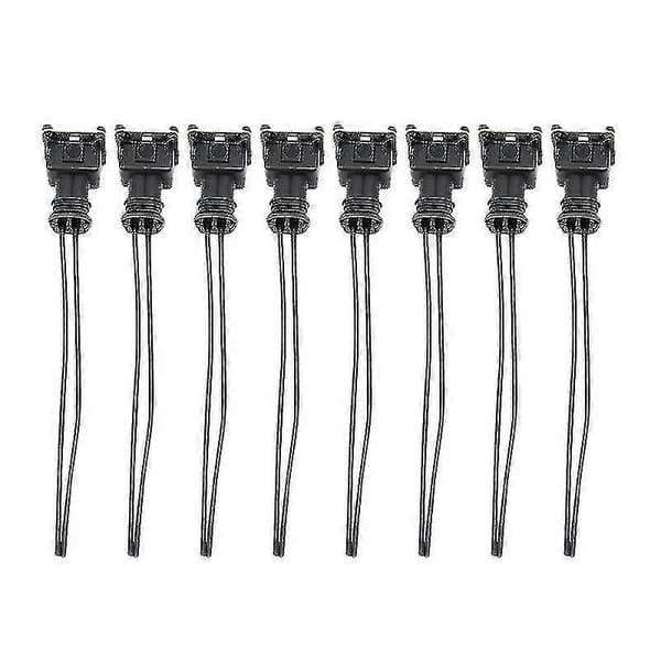 8 stk. bensininjektor-kontakt lednings stik clips til Ev1 Obd1 Pigtail Cut & Splice