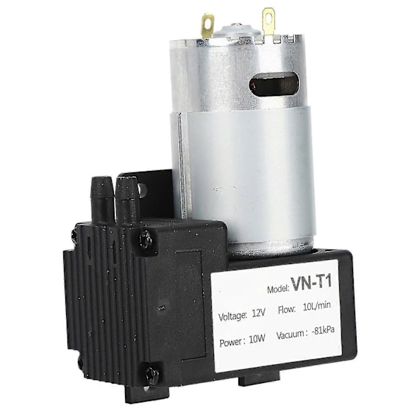 Gäller VN T1 Mikro DC Vakuumpump Mekaniska Delar Lågt Ljud Industriellt Tillbehör (DC12V) 12