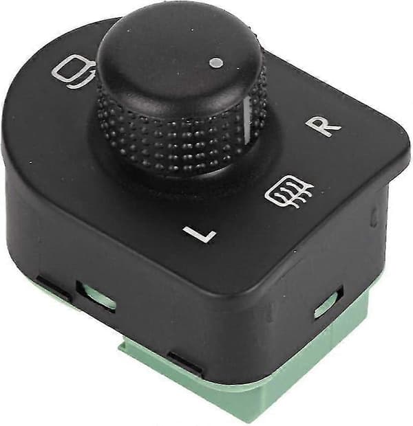 Spegelswitch - Uppvärmd Fällbar Spegelswitchknapp 7E1959565 passar för Transporter T5 2007-2015