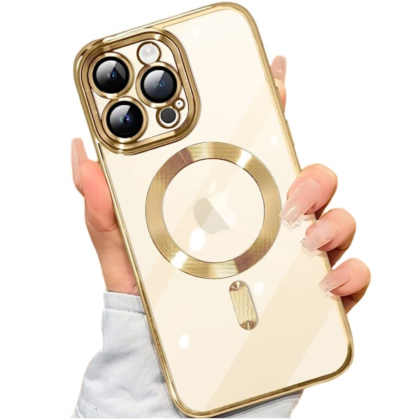 Alogy Ring Case MagSafe Mobilskal för Apple iPhone 14 Pro Max Guld