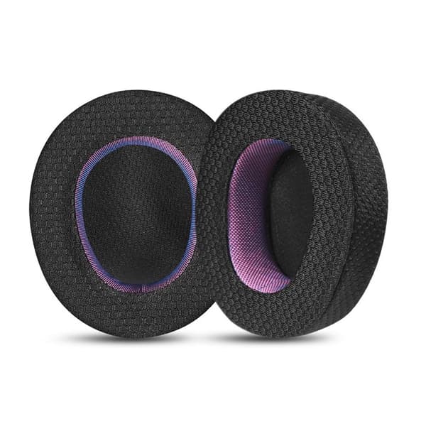 Erstatningsørepuder til SteelSeries Arctis Nova Pro - Sort & Lilla Bluetooth-version