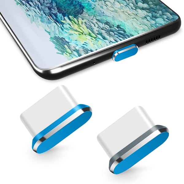 2-pak Type-c støvprop, usb C-port støvpropper, anti-støv Pluggy