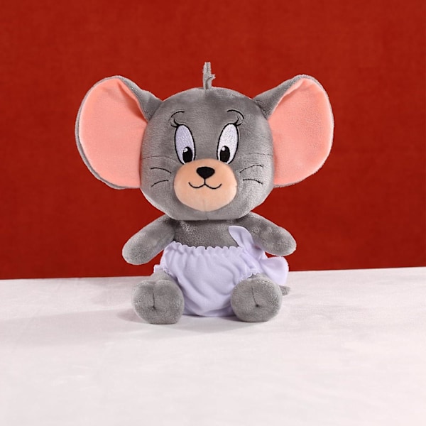 Klassisk tecknad animation Tom Katt & Jerry Musse Plyschleksak Toffee Musse Leksak Födelsedag Passar För Flickor Och Pojkar (mus 18cm)