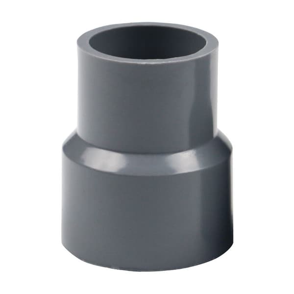 40 mm x 32 mm PVC-rørreduktionskobling Hub DWV grå 2 stk.