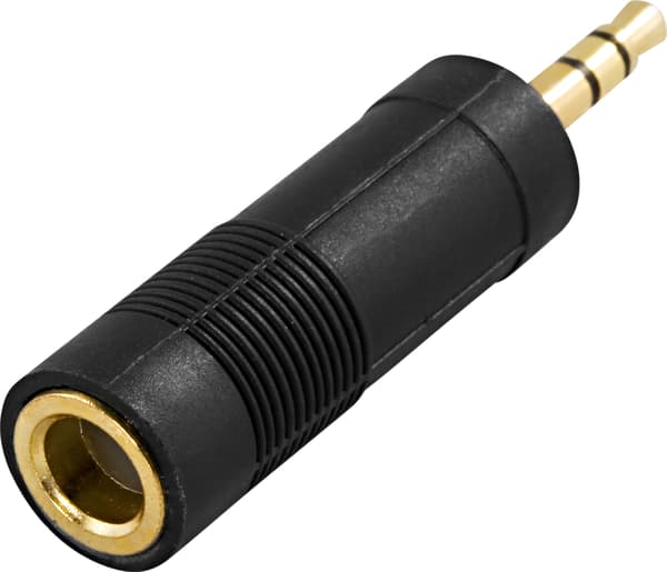 Multimediaadapter 6,3 mm ho - 3,5 mm stereo ha