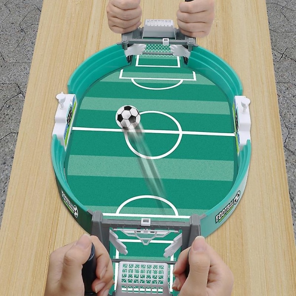 1 sæt bordfodboldlegetøj med resultatindikator Interessant forældre-barn interaktiv bordfodbold brætspil til underholdning C
