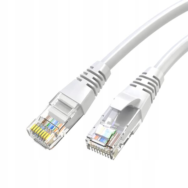 Kabel ETHERNETKABEL Patchkabel U/UTP 5e RJ45 / RJ45 30 m hvid internet