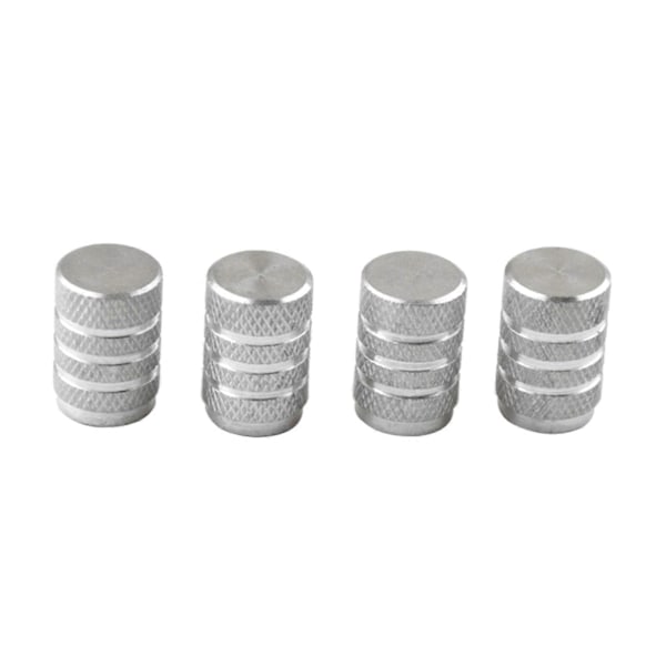 4x Aluminium Lufttrykk Ventilhette Dekk Felger Stamventilhette Deksel Bil Lastebilhette