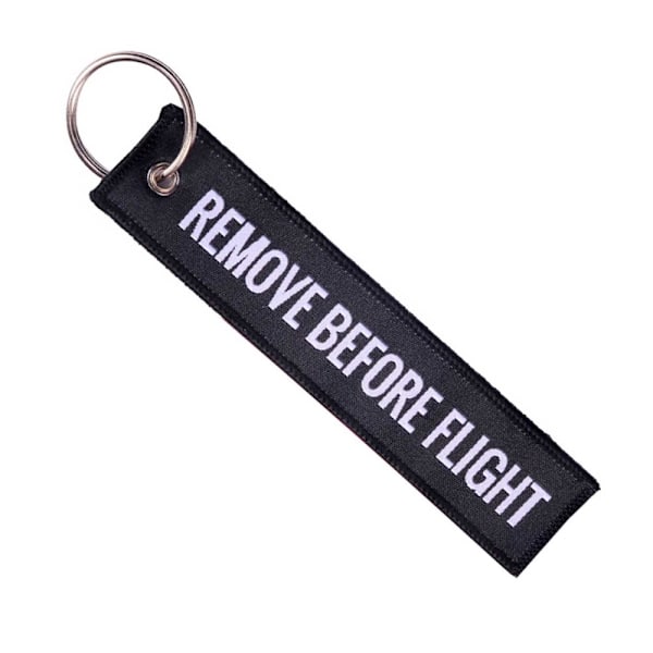 Nyckelring Remove Before Flight Pilot Bomberjacka – Svart