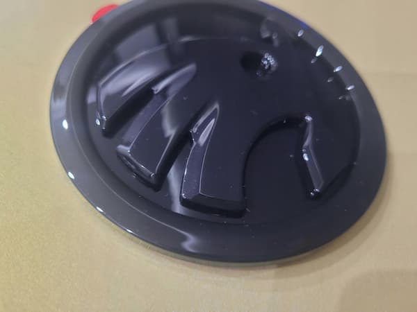 Logo Emblem For Skoda 100 Mm Svart Blank