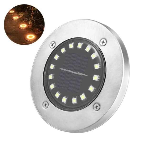4-pack Solcellsdrivna Spotlights LED Markbelysning