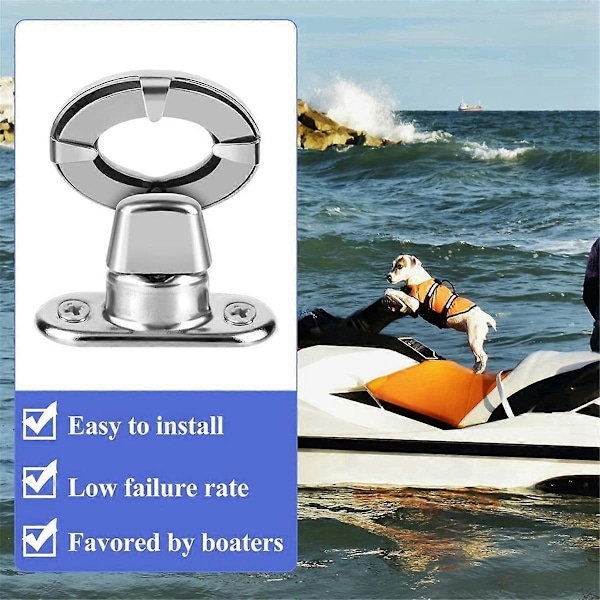 30 Delers Sett Grade Twist Lock Festemidler Vriknapp Øye, Monteringsskruer for Canvas Marine Festemiddel