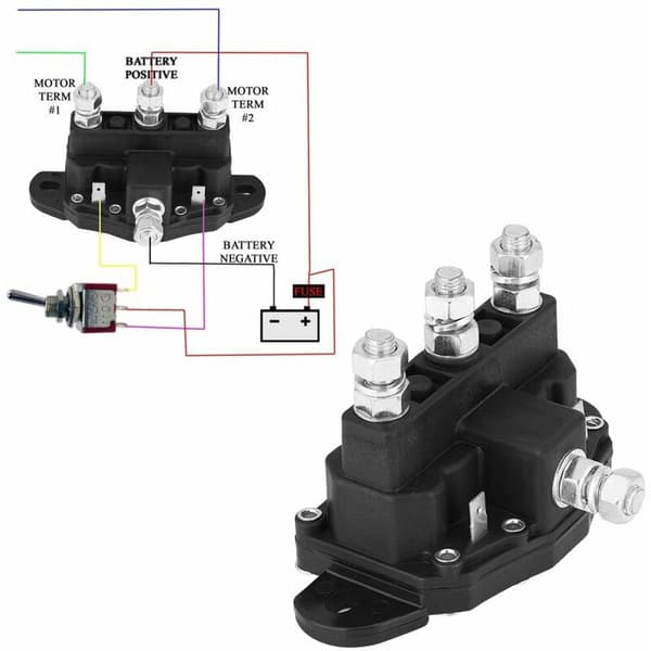 214-1211A11 Motorrelæ Spil Reverserende Solenoidkontakt