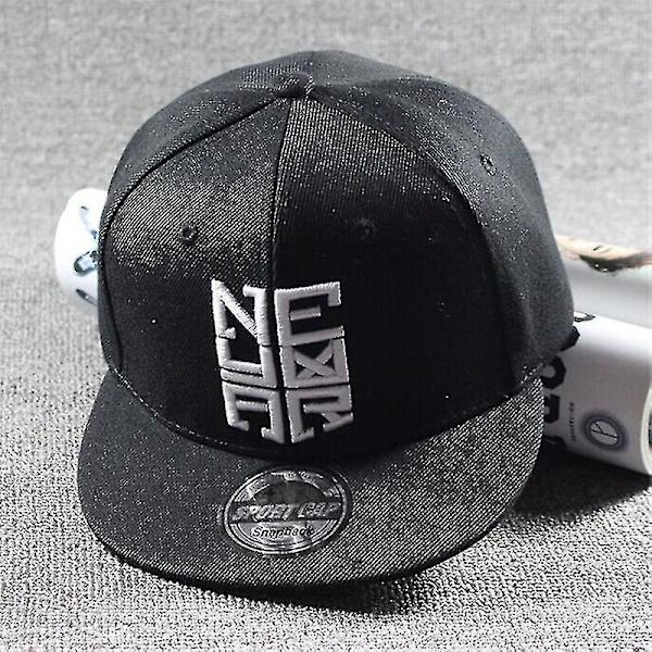 Fashion Njy Neymar Snapback Hat Justerbar Bomull Barn Hat Big Bone Broderi Snapback Baseball Cap Hip Hop Caps Engros Tw Black