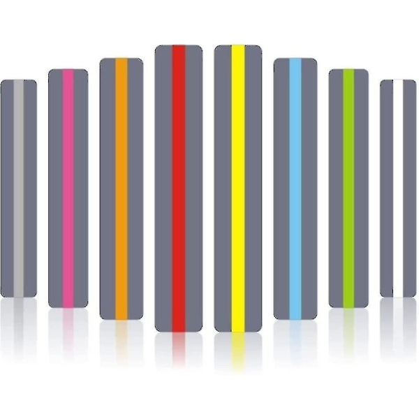 16 kpl lukuviivain Dyslexia ohjattu lukuliuska, värillinen korostusviiva, seurantaviiva