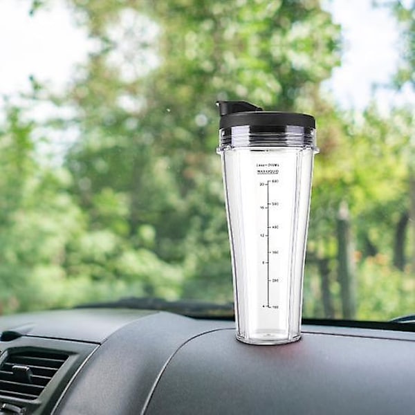 Reservdelar till blender för Ninja SS101 24 Oz blandningskopp med läcksäkra lock Tunn botten design BPA-fri blandningskopp för SS100 SS101 SS300