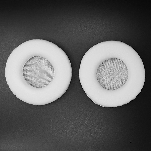 Udskiftnings ørepuder PU Læder Ørepuder Udskiftning til Philips/RAPOO/Audio-Technica/SONY/Logitech Hovedtelefon Ørepuder 60mm Hvid