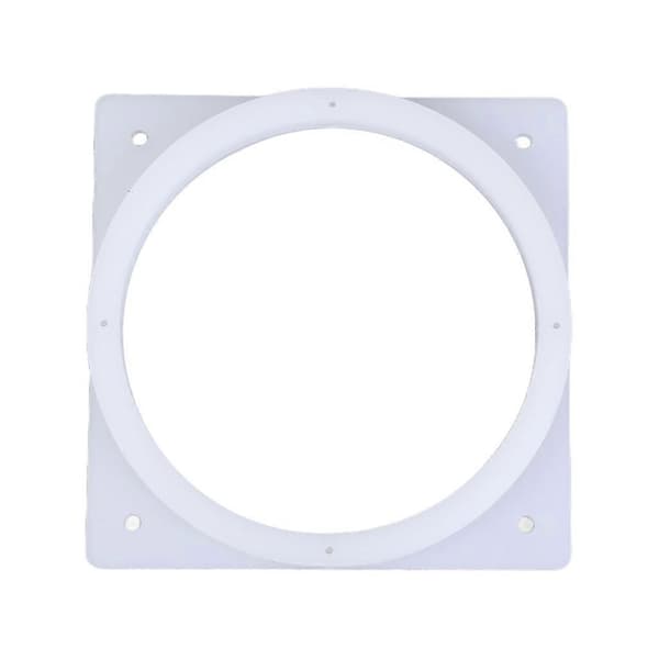 15CM ABS Flange Connector Vægmontering Luftkanalforbindelse til 15050 Ventilator
