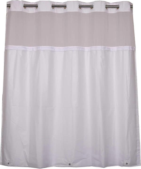 2025 Senaste Modell 2-pack Duschdraperifoder Ersättningar 70 x 54, Vit, med Magneter