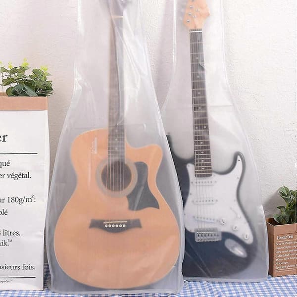 Gitarrdammskydd Gitarrskal Fodral Tvättbart Dammskydd Gitarrväska Vattenresistent Skyddar Mot Damm Smuts Fukt & Sol