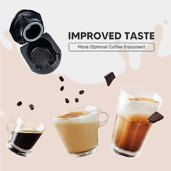 Kapsel Adapter för Nespresso Kapslar Konvertera Dolce Gusto Crema Gör för Dolce Gusto Kaffemaskin