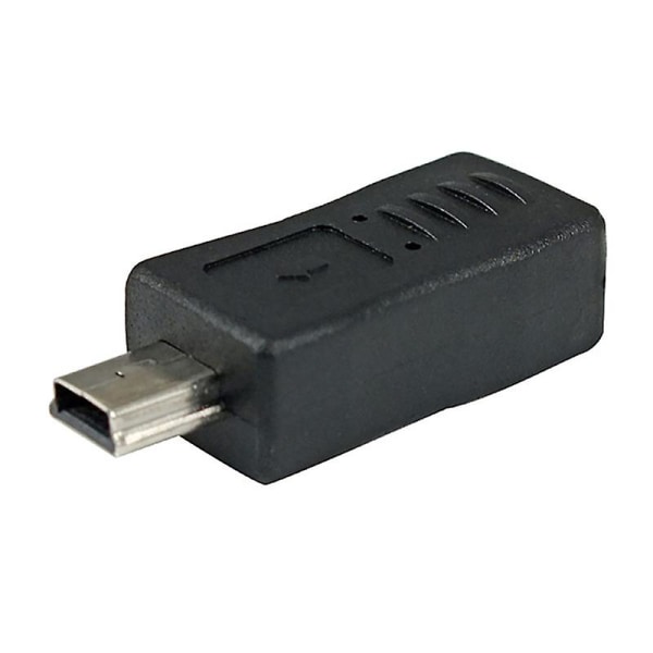 1 st Bärbar Micro USB Hona till Mini USB Hane Adapter Connector Converter JIKAIX