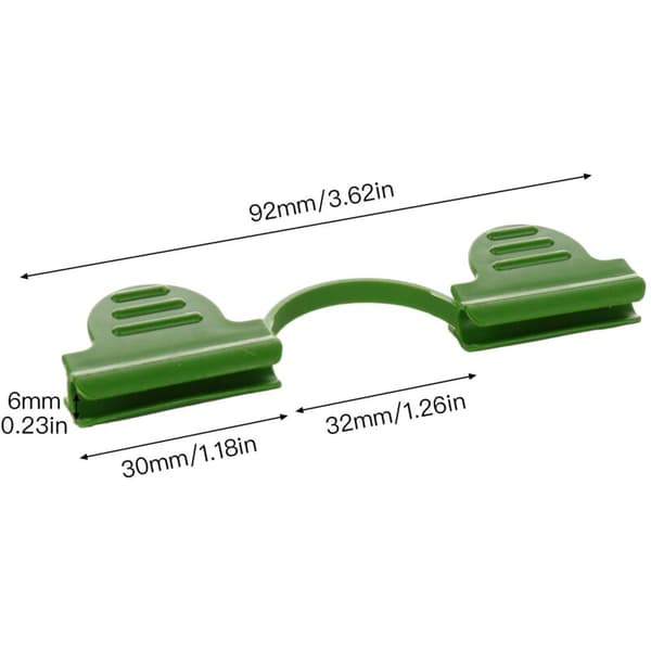 Pakke med 80 plastdrivhus-kabelbindere - Drivhustilbehør - 0,6 cm