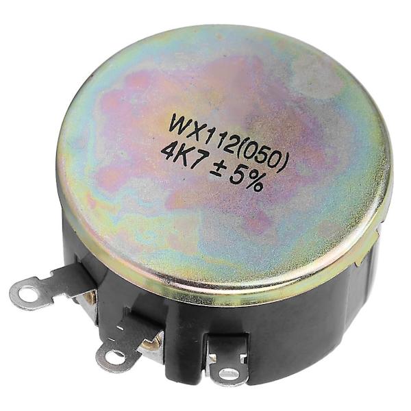 Enkelt Circle Turn Wire Potentiometer Spiral Wx112(050) 4.7k Effekt 5w