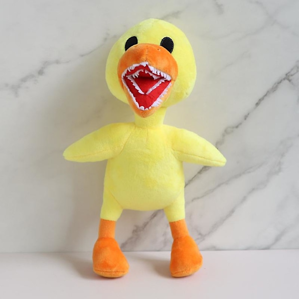 Rainbow Friends Plyschleksaker, 30 cm Rainbow Friends Natt Gosedjur Plyschdocka, Rainbow Friends för Fans Barn Födelsedag (gul)