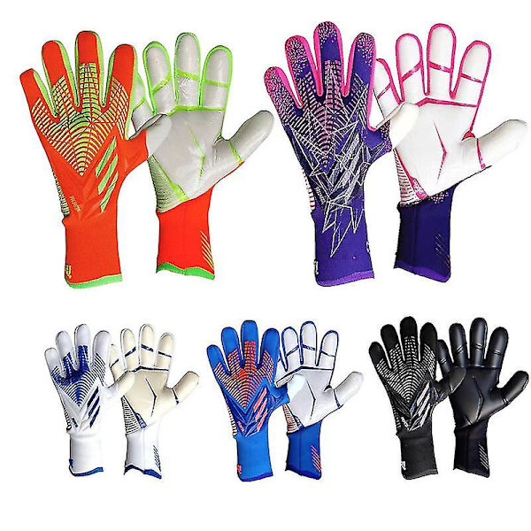 Målmandshandsker til børn og voksne, målmandshandsker til børn med fingersupport black 6