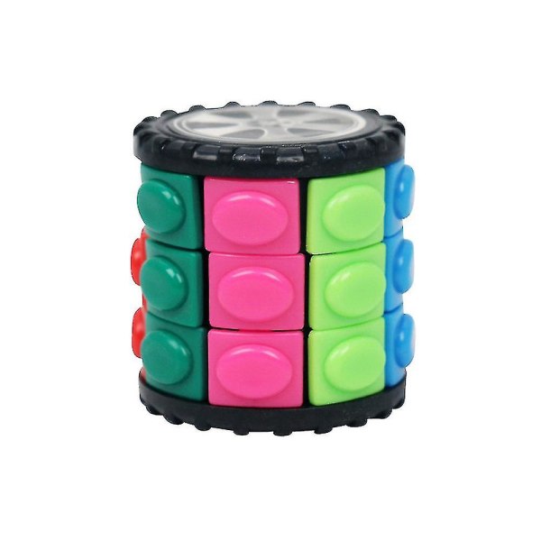 Cylindrical Magic Cube Decompression Puzzle Anti-anxiety Logic Game Brain Teaser Children's intellectual development