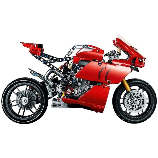 Högteknologisk Ducatis Panigale V4 R Motorcykelleksak kompatibel 42107 Byggklossar Motorcykelmodell Leksaker för barn Barnpresent