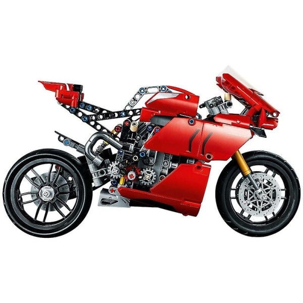 Høyteknologisk Ducatis Panigale V4 R motorsykkel leketøy kompatibel 42107 byggeklosser motorsykkel modell leker for barn barn gave