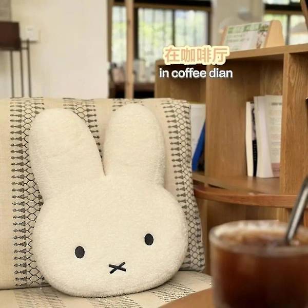 Plushdjur Söt Miffy Kreativ Mjuk Dock Cartoon Sovrumsdekoration Prydnader Födelsedagspresent -CDSX