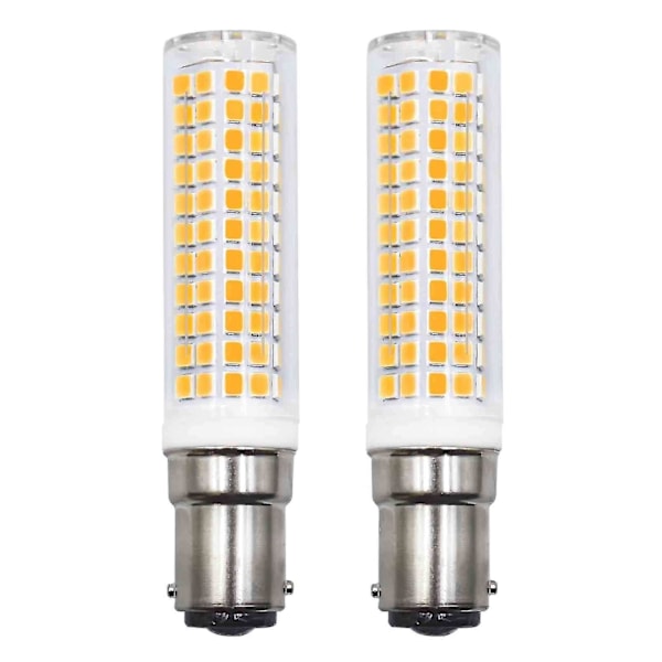 Pack Of 2 B15d Led Bulbs Replacing 75w 90w 80w Warm White 3000k 220v 230v 890lm 7w Wall Sconce For Living Room Chandelier Sewing Machine [energy Class