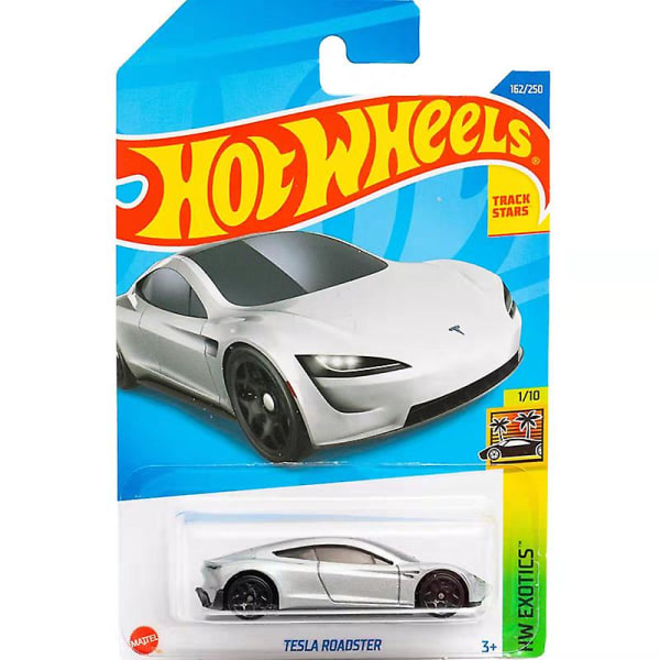 Hot Wheels 2024 Tesla Cybertruck Tesla Model 3 112/250 1:64 Støpt under trykk Bilmodell Leke og Lekekjøretøy Roadster