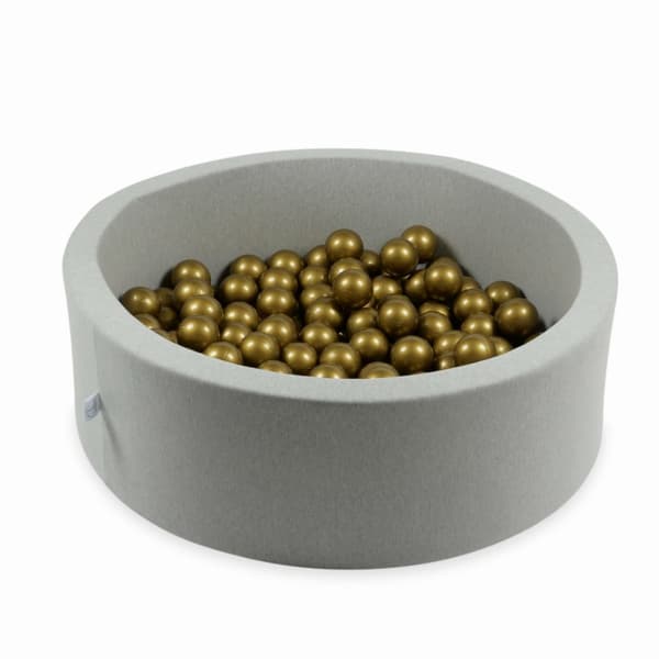 Legetøjsbolde ø7cm 100 stk. gammelguld