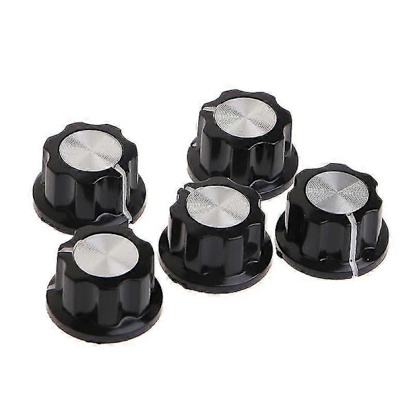 5 st Mf-a01 Potentationsvredsknapp Innerdiameter 6mm Rotationsbrytare Bakelit Wh118 Wx050